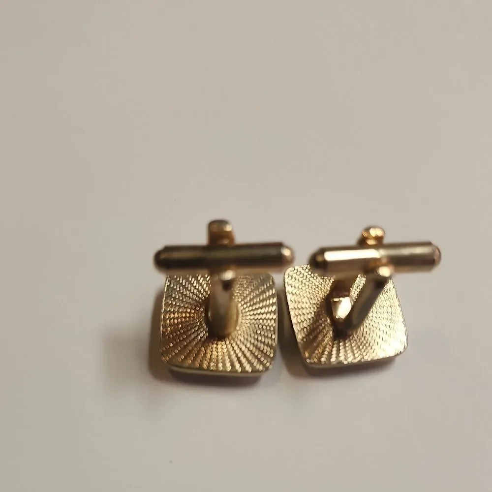 Gold and Black Cufflinks
